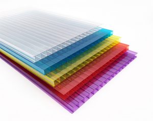 Twin wall polycarbonate sheet