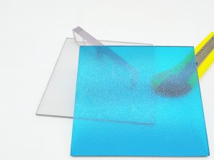 Frosted polycarbonate sheet