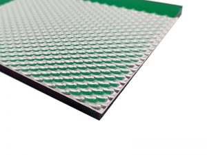 Embossed polycarbonate sheet