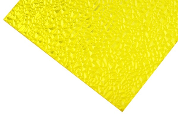 Yellow texture polycarbonate sheet
