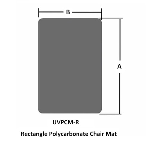 Rectangle Office Chair Mat