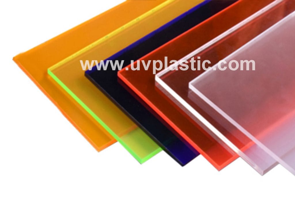 Colored acrylic sheet