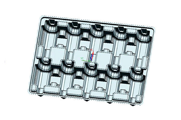 Injection of polycarbonate part