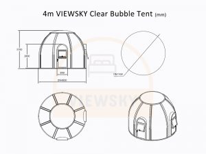 VIEWSKY Clear Bubble Tent