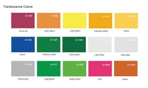 Translucence colors acrylic sheet