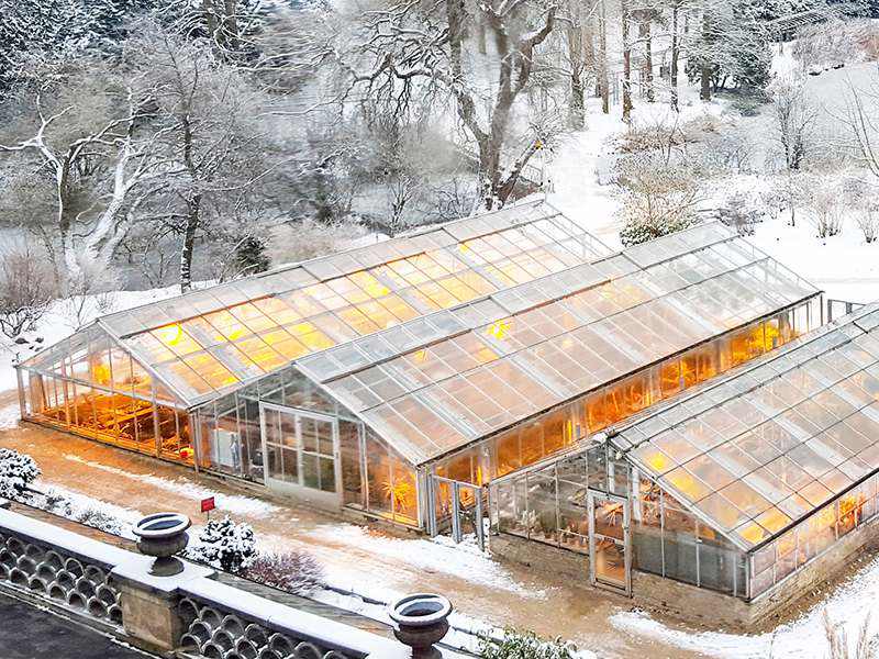 Polycarbonate greenhouse roofing