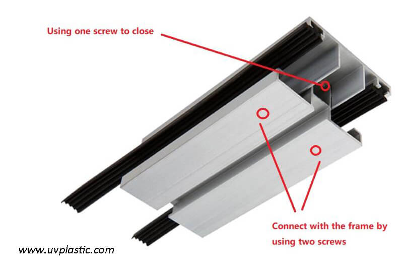 Jointer of solid polycarbonate sheet