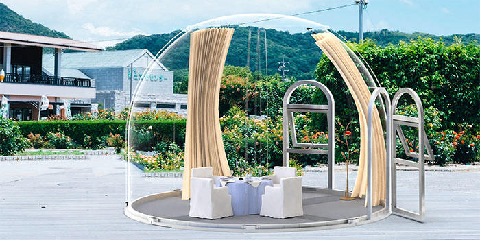 4m bubble tent