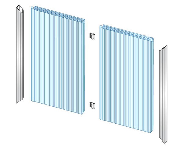 детали поликарбонатной фасадной системы 