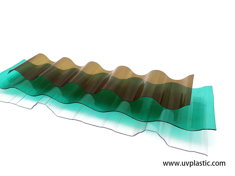 Corrugated polycarbonate