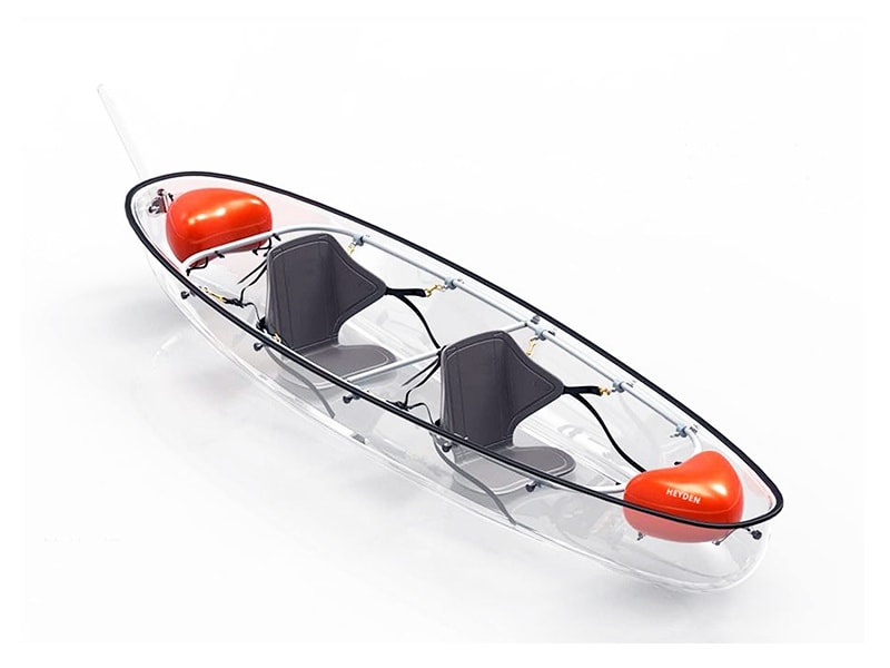 Clear kayak