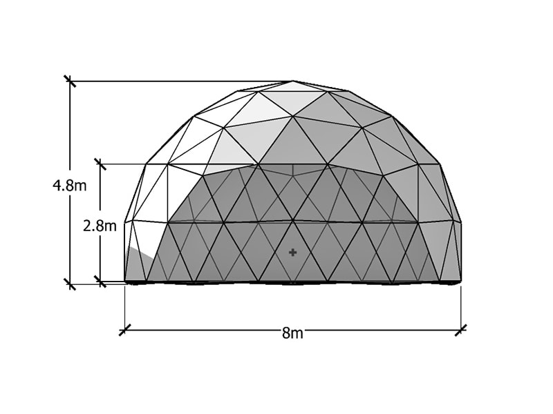 8m Geodesic Dome
