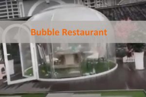 Bubble Dome dinner room