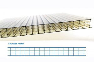 Four wall polycarbonate siding