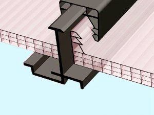 Polycarbonate roofing panel