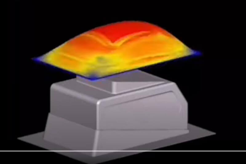 Vacuum forming polycarbonate