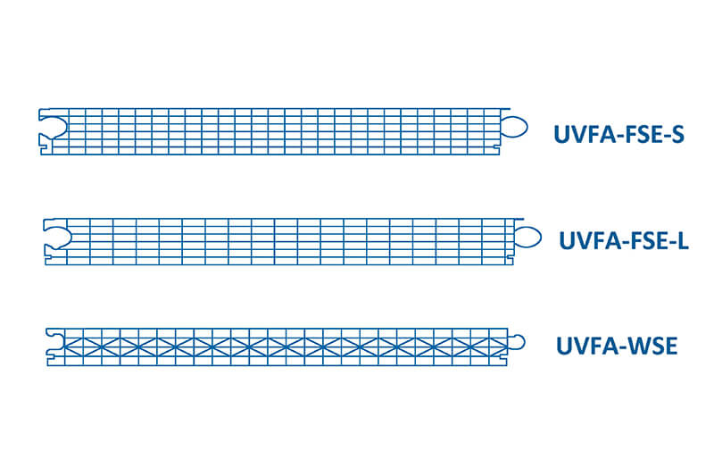 Profile of polycarbonate facade panel