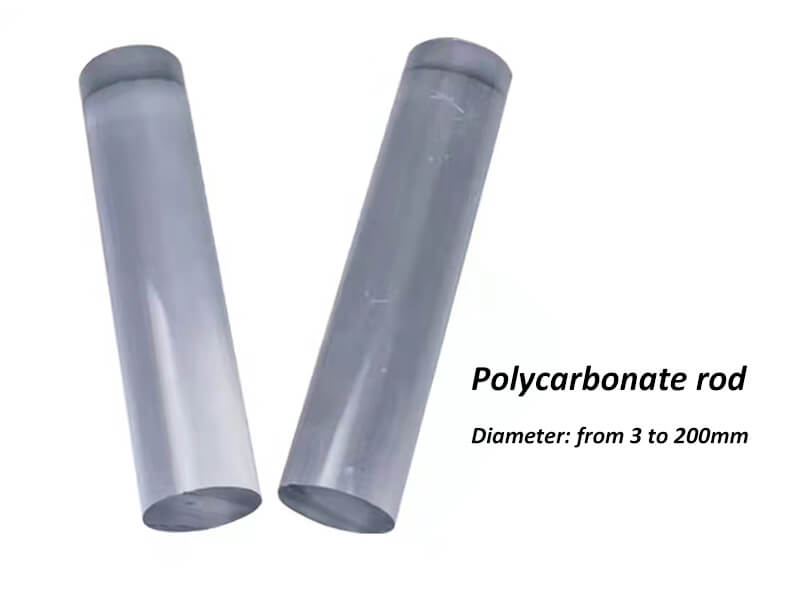 Polycarbonate rod