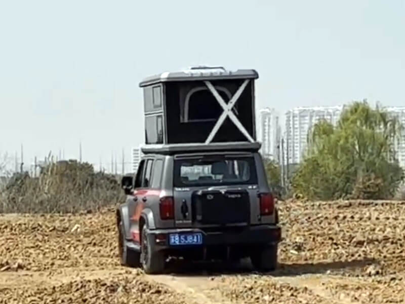 Testing Roof top tent on Bumpy Road