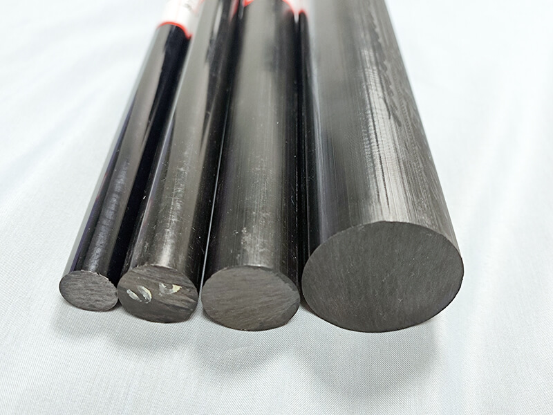 Black Polycarbonate Rods